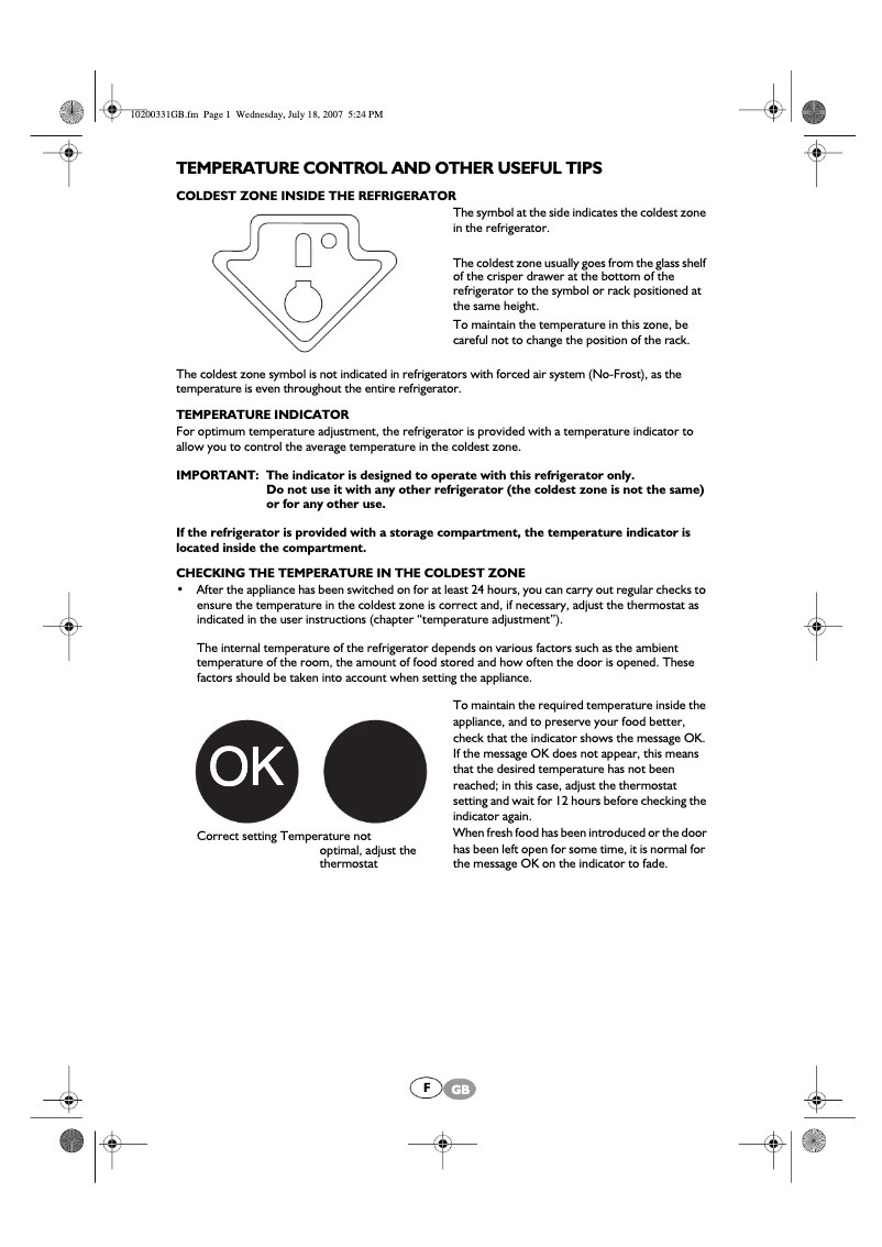 Imagen de la primera página del manual del dispositivo ART 471