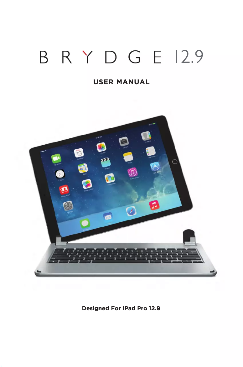 Page 1 de la notice Manuel utilisateur Brydge BRY6013