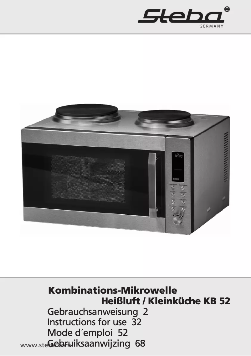 Image de la première page du manuel de l'appareil KB52