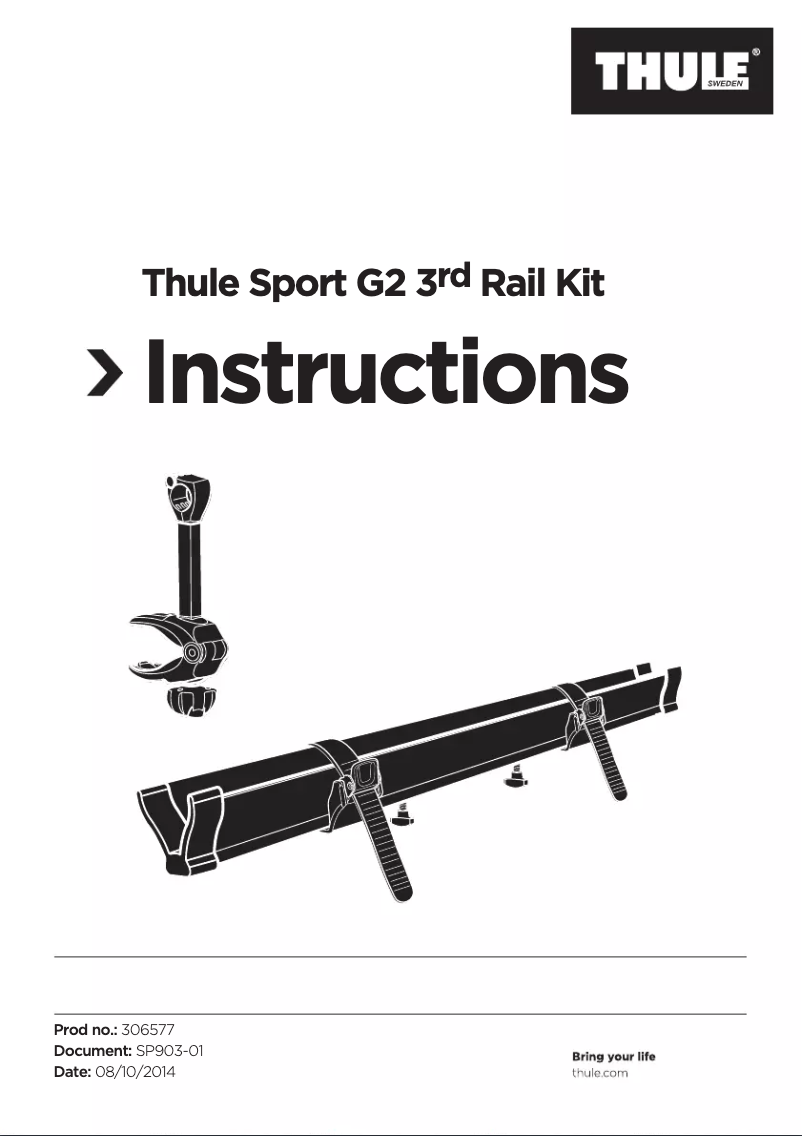 Image de la première page du manuel de l'appareil Sport G2 Garage