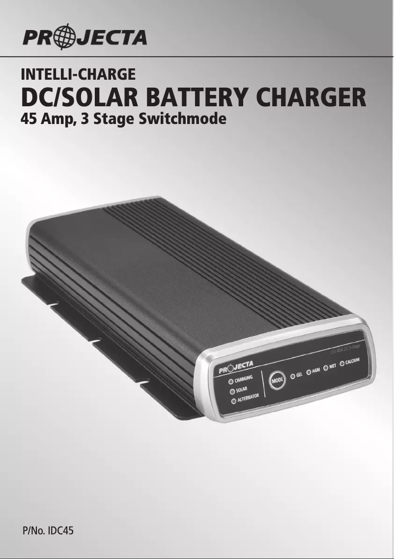 Página 1 del manual Manual de usuario Projecta IDC45