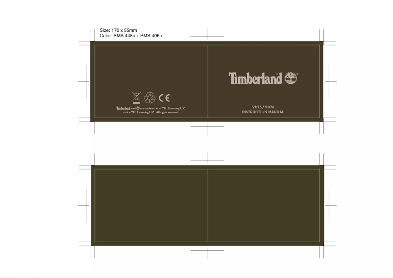 Página 1 del manual Manual de usuario Timberland Lamprey TBL.16012