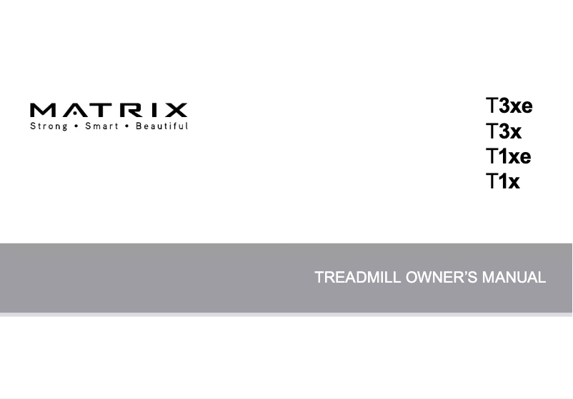 Página 1 del manual Manual de usuario Matrix T3x
