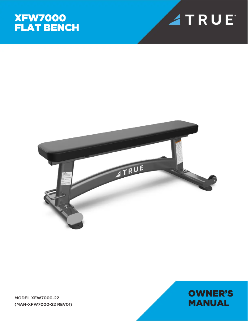 Page 1 de la notice Manuel utilisateur True XFW7000