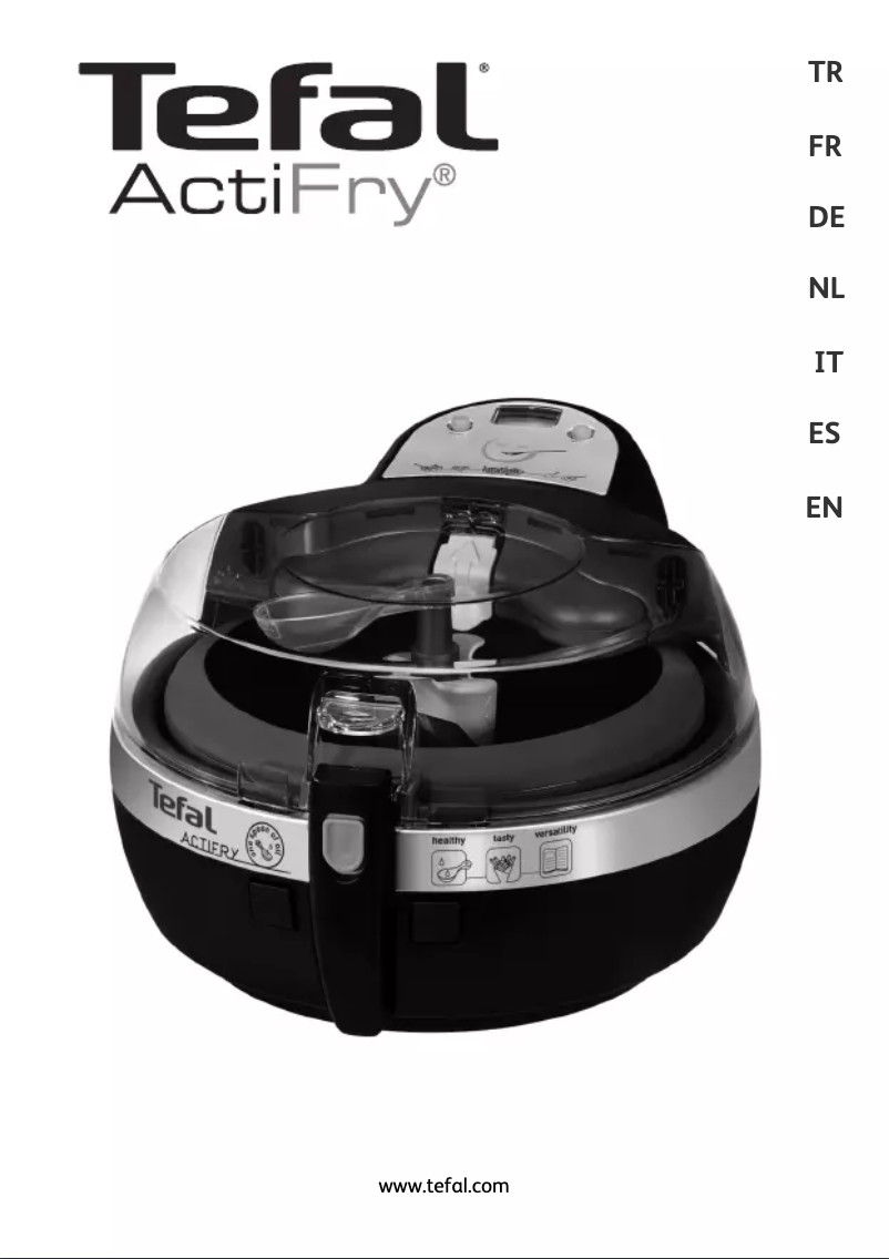 Image de la première page du manuel de l'appareil ActiFry GH800070