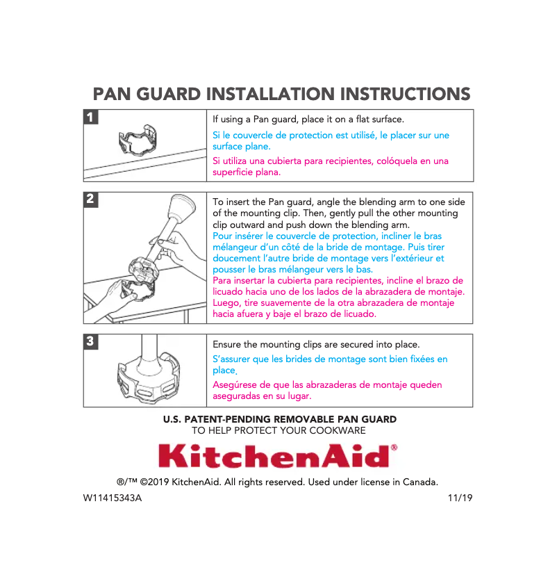 Page n°1 - Guide d'installation KitchenAid KHBBV83