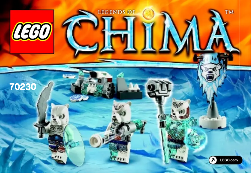 Page 1 de la notice Manuel utilisateur Lego Chima 70230