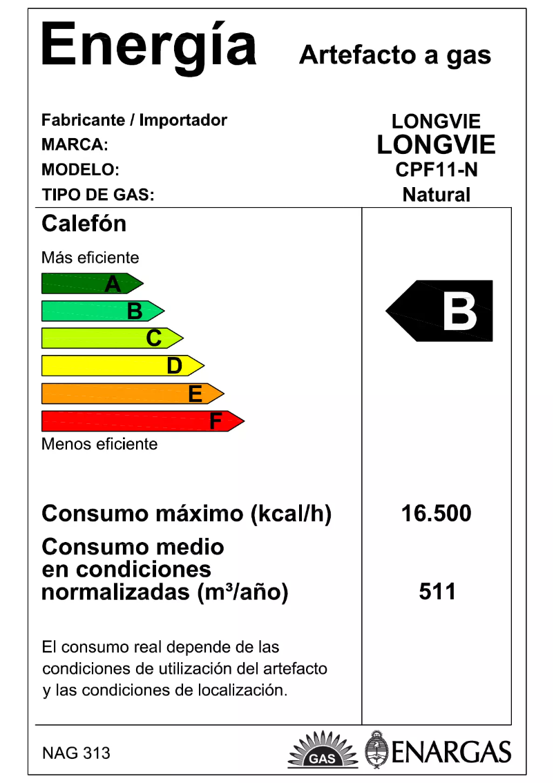 Page 1 de la notice Manuel utilisateur Longvie CPF11-N