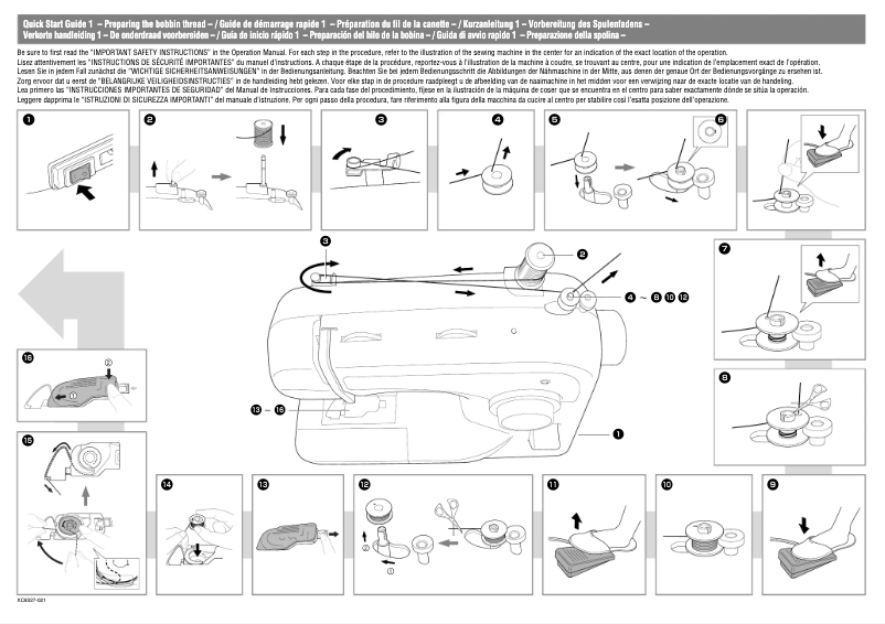 Page 1 de la notice Manuel utilisateur Brother BM-3500
