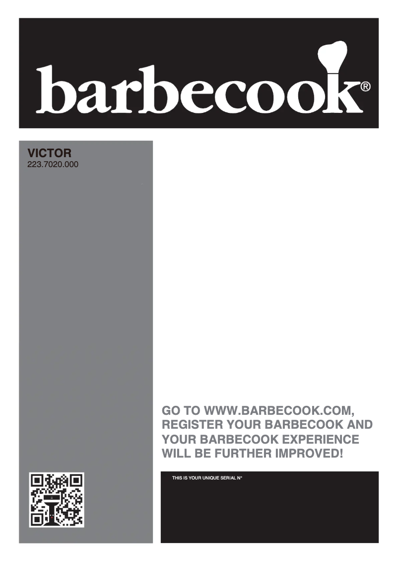 Image de la première page du manuel de l'appareil Victor