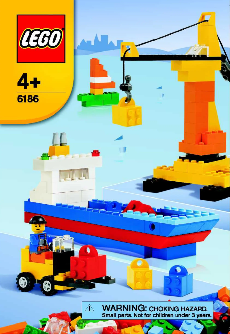 Page n°1 - Manuel utilisateur Lego Classic 6186