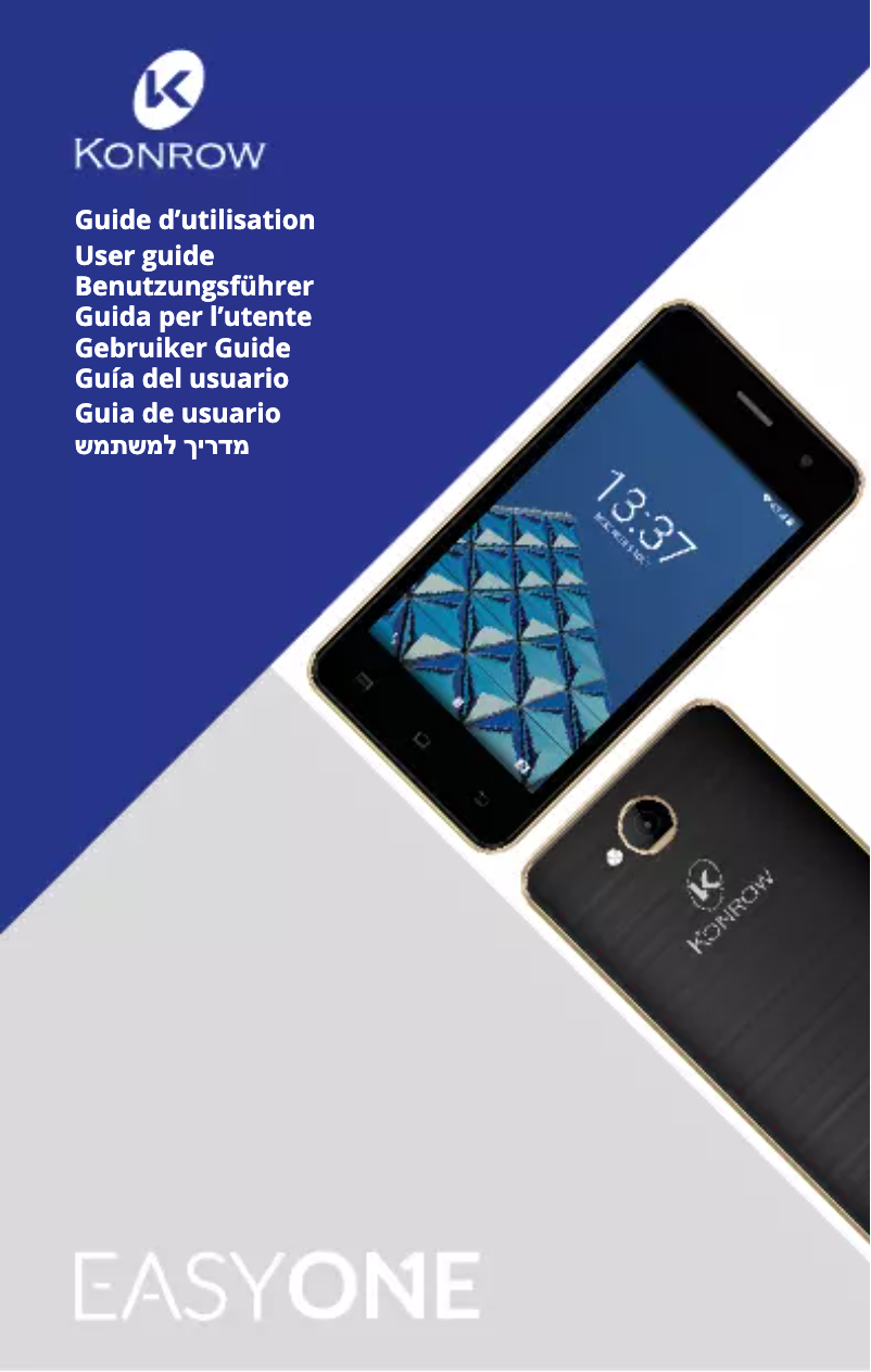 Image de la première page du manuel de l'appareil Easy One