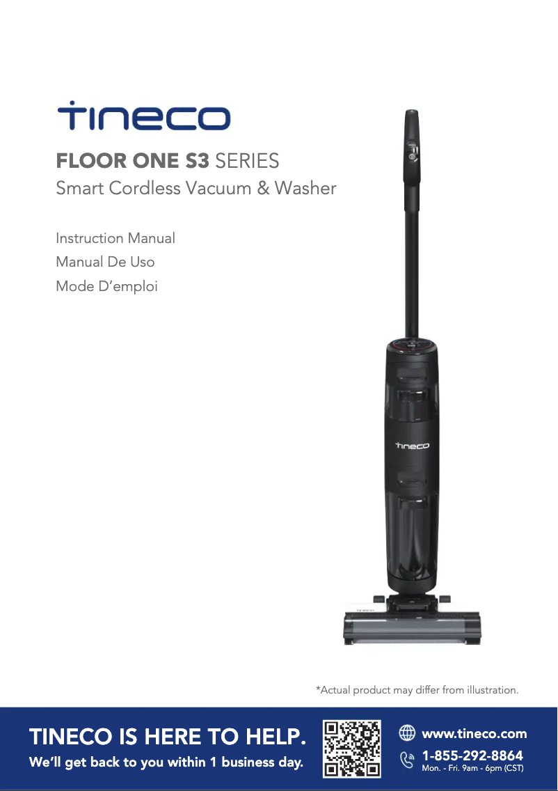 Page n°1 - Manuel utilisateur Tineco Floor One S3 Breeze