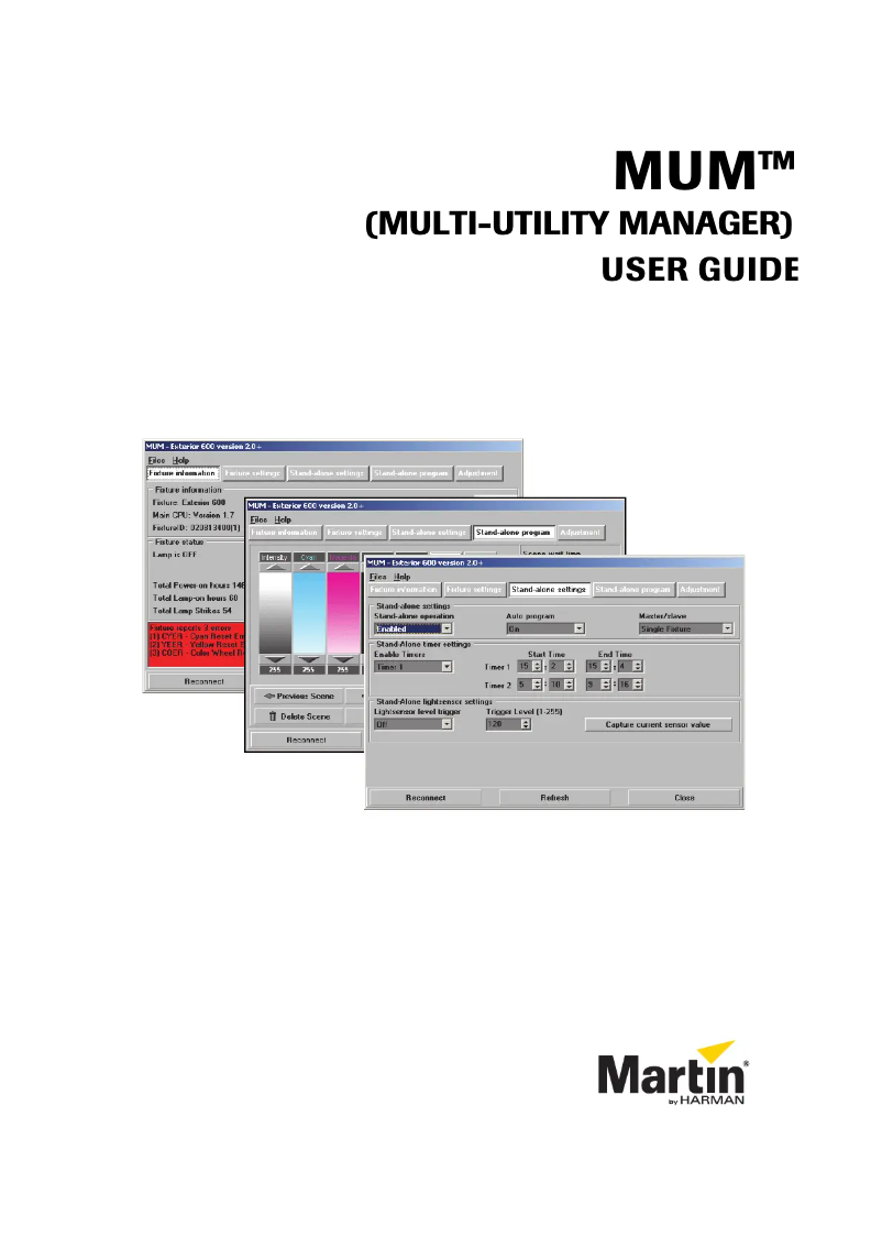 Page n°1 - Manuel utilisateur Martin MUM