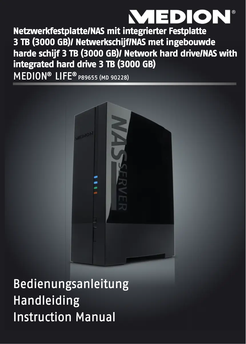 Page 1 de la notice Manuel utilisateur Medion LIFE P89655 (MD 90228)