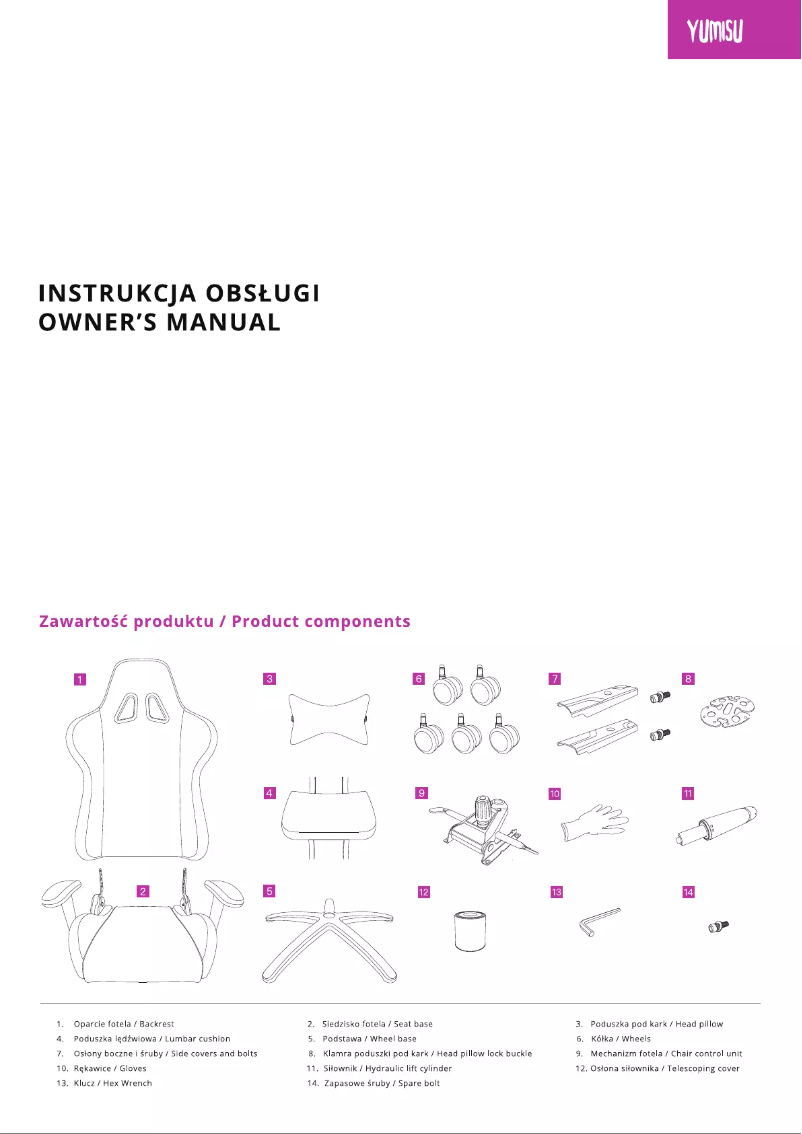 Página 1 del manual Manual de usuario Yumisu 2054