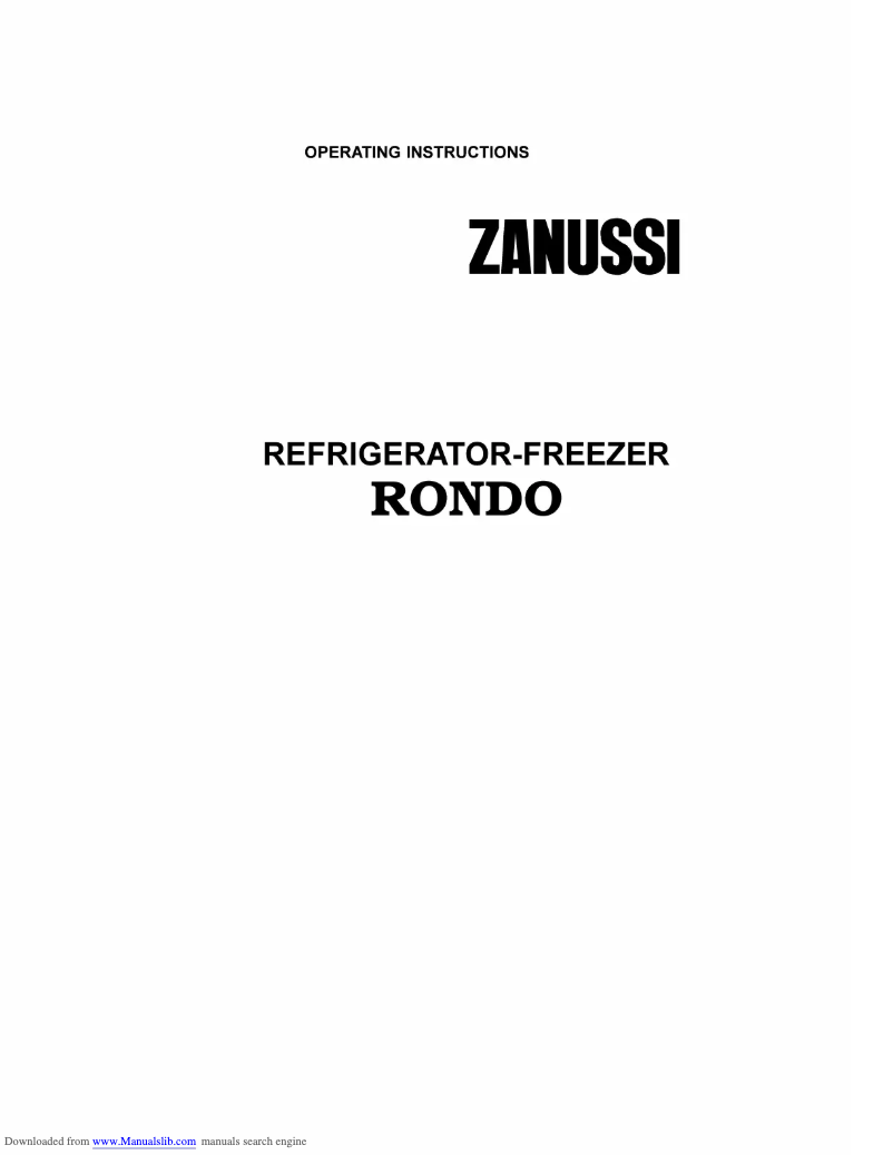 Page 1 de la notice Manuel utilisateur OBH Nordica Rondo