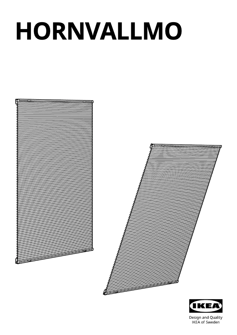 Page 1 de la notice Manuel utilisateur Ikea HORNVALLMO 505.566.62