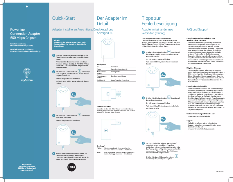 Page n°1 - Manuel utilisateur Swisscom 10218822