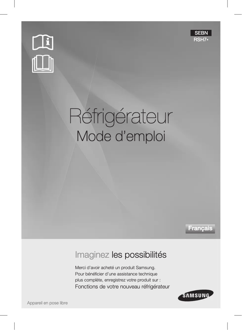 Image de la première page du manuel de l'appareil RSH7PNPN