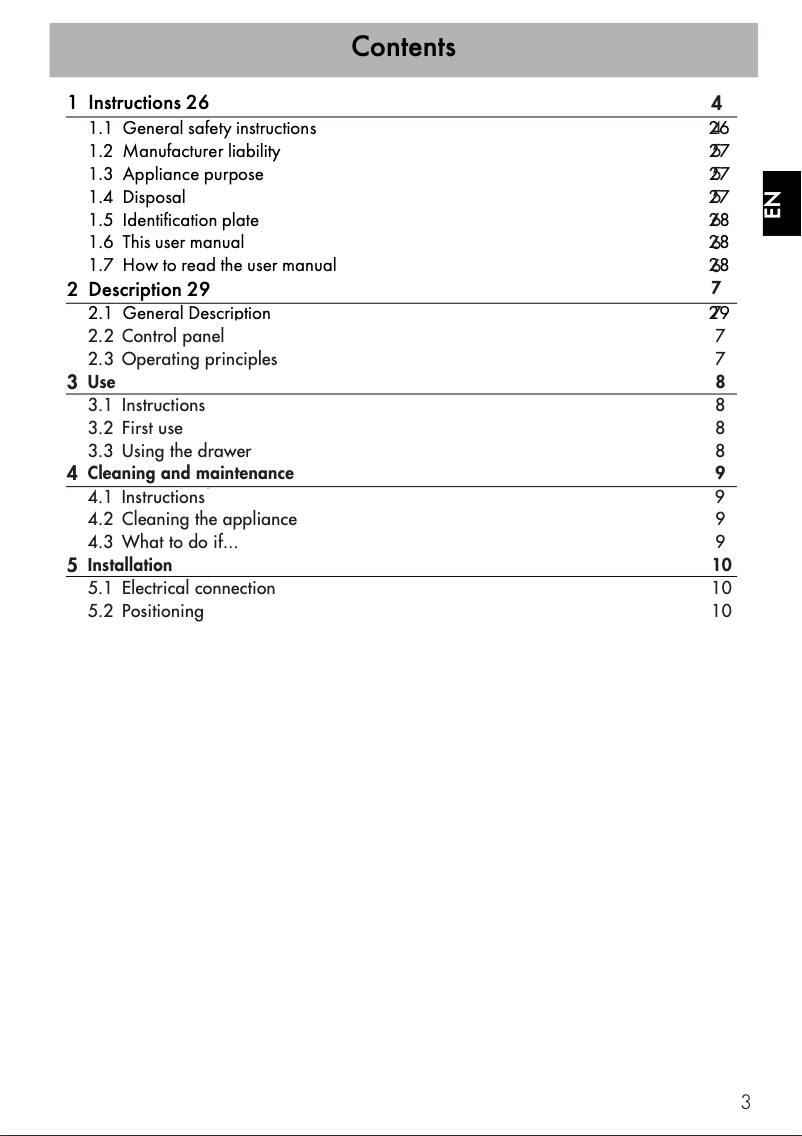 Page n°1 - Manuel utilisateur Smeg CPRA315X