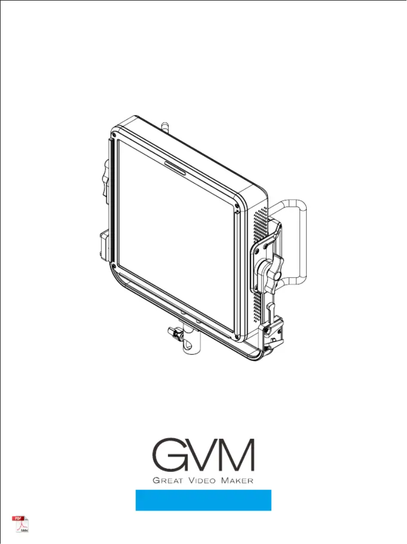 Page 1 of the manual User Manual GVM PRO-YU150R