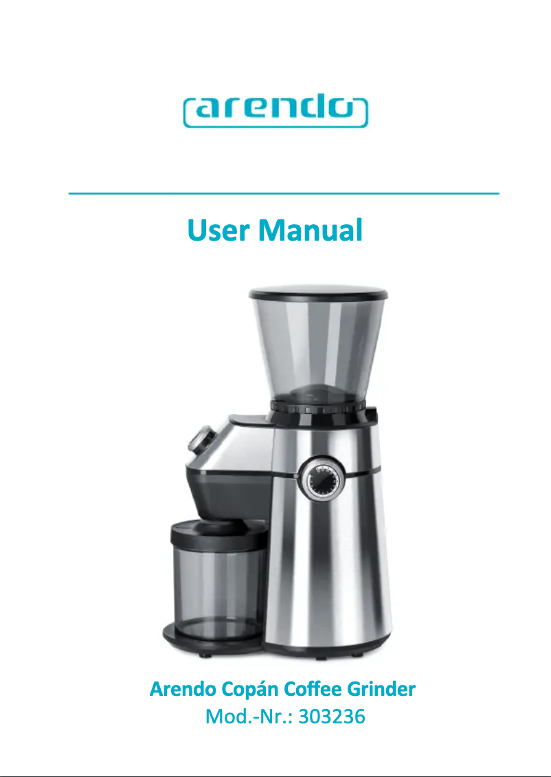 Image de la première page du manuel de l'appareil 303236