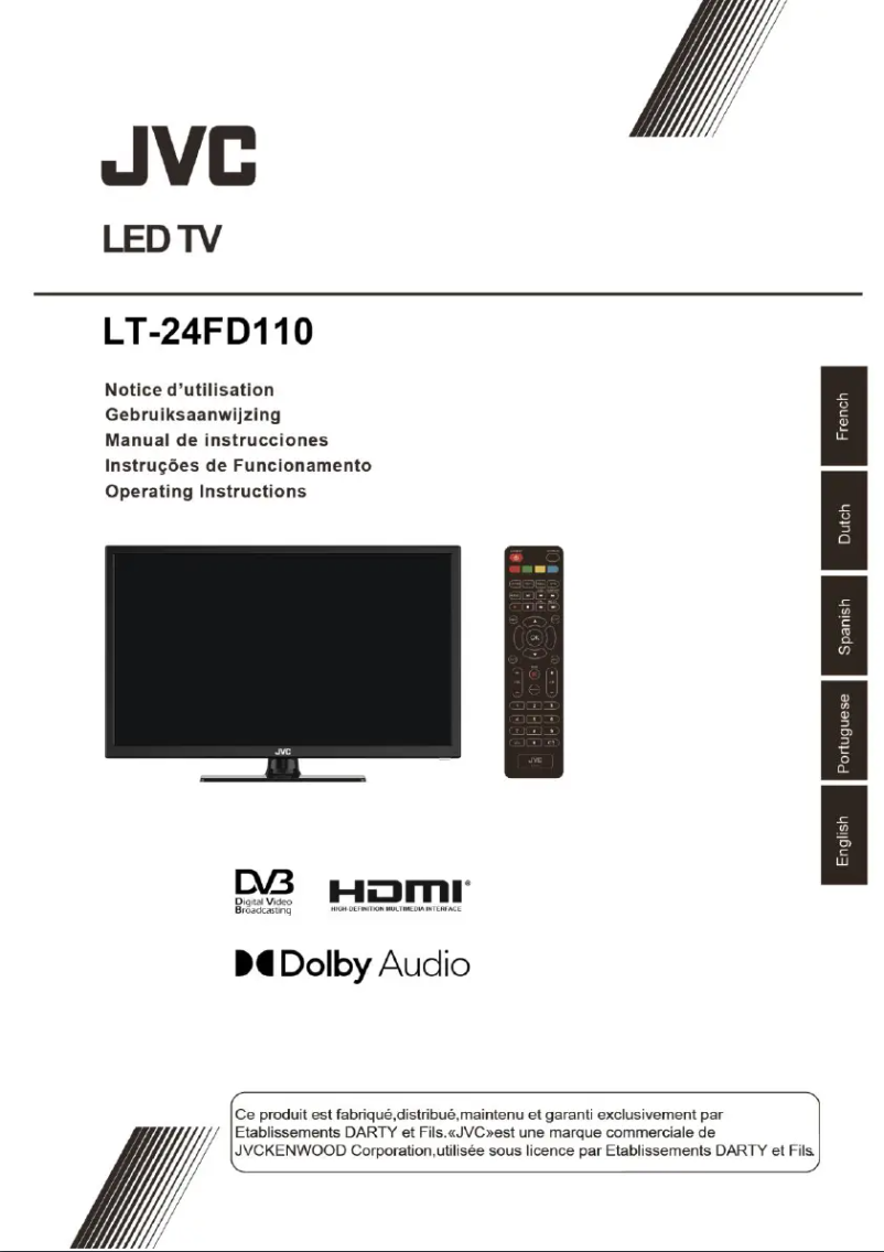 Page n°1 - Manuel utilisateur JVC LT-24FD110