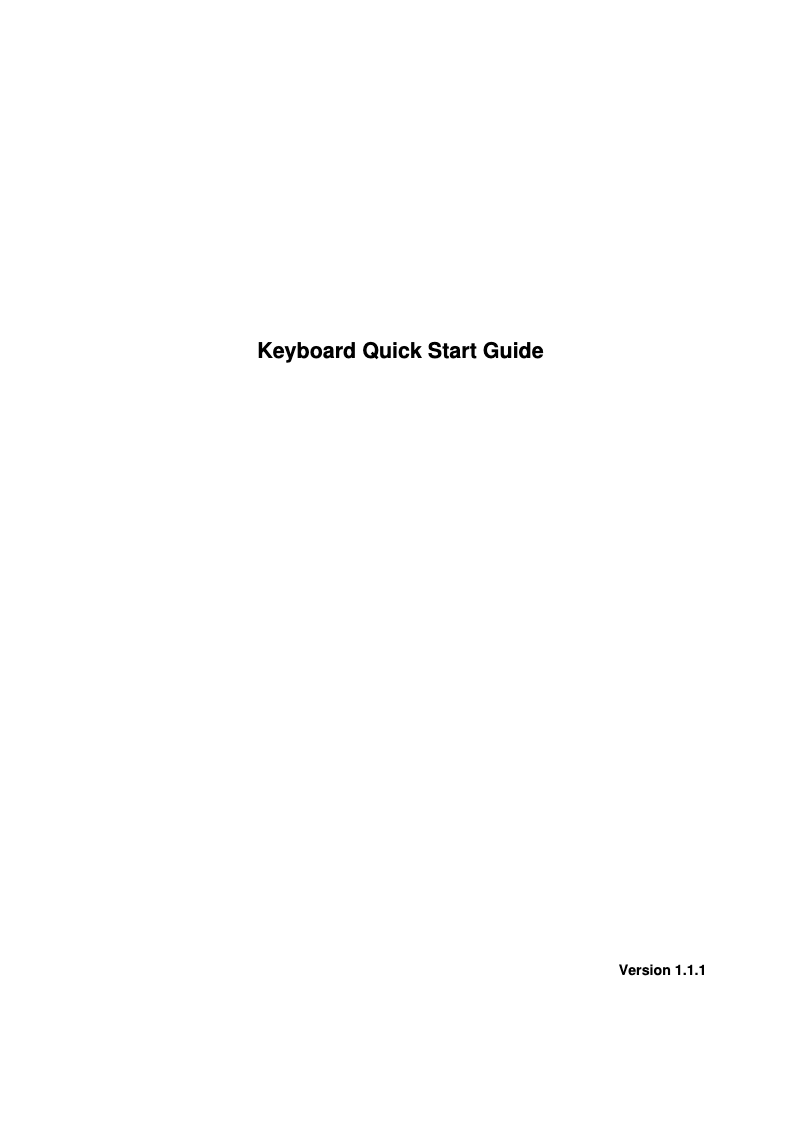 Page 1 de la notice Guide de démarrage rapide Dahua Technology NKB1000-E