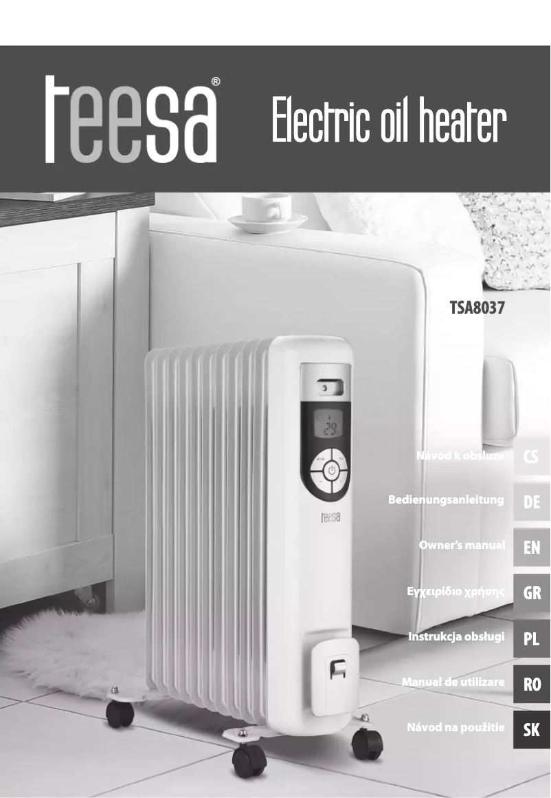 Image de la première page du manuel de l'appareil TSA8037