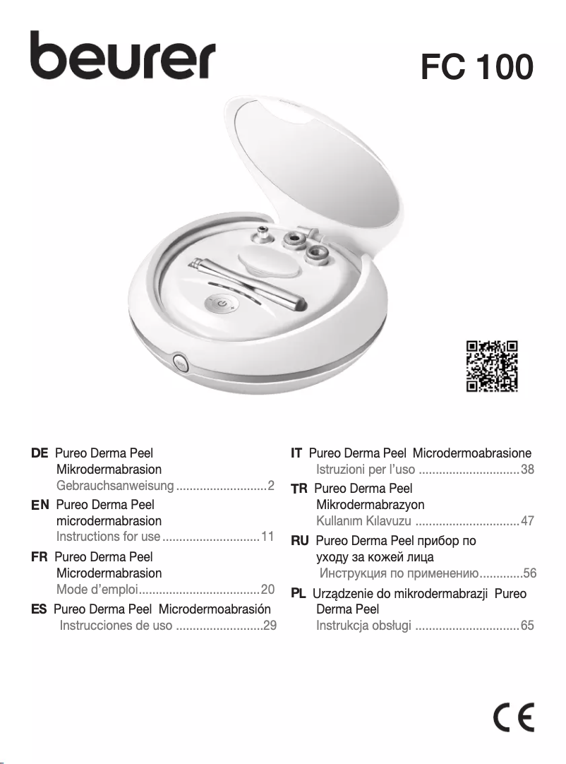Image de la première page du manuel de l'appareil FC 100