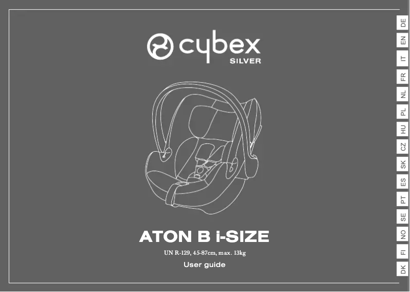 Page 1 de la notice Manuel utilisateur Cybex Aton B i-Size