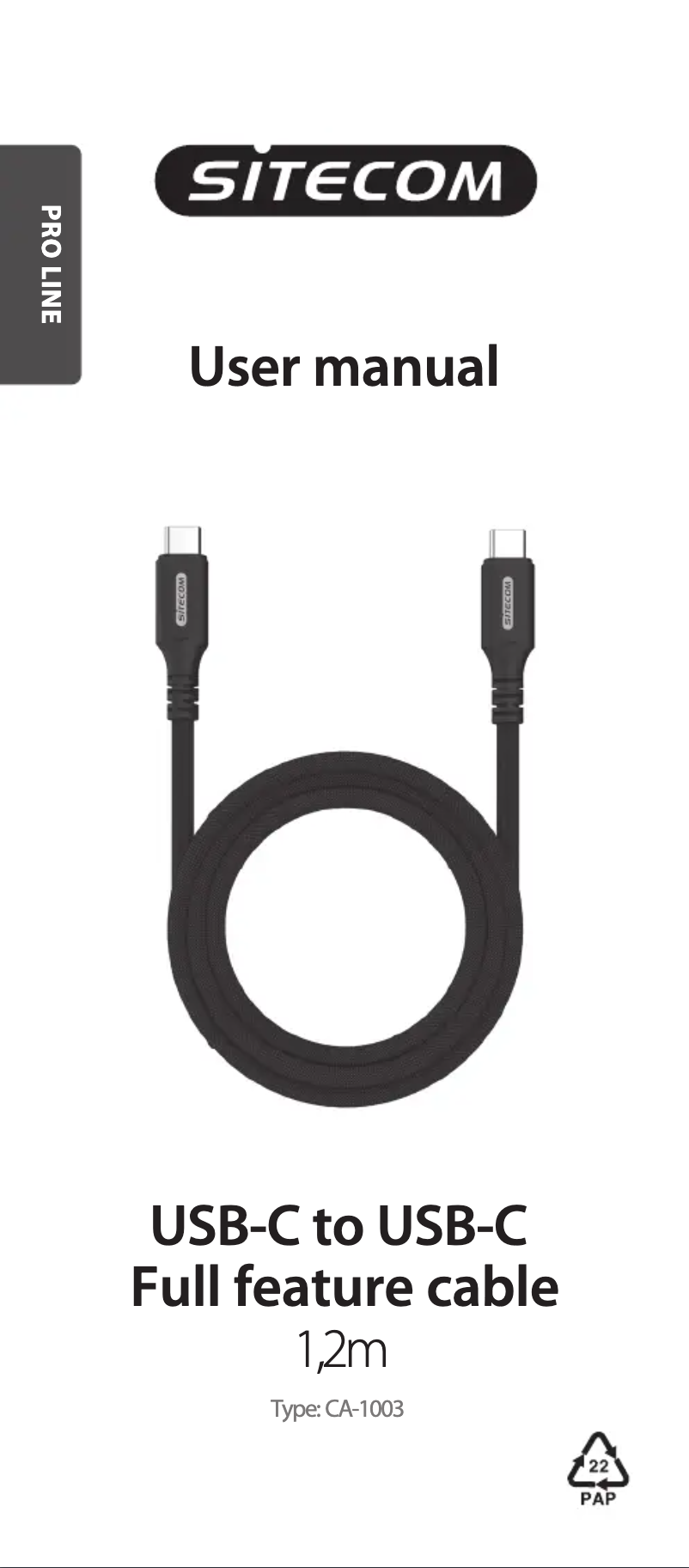 Image de la première page du manuel de l'appareil CA-1003