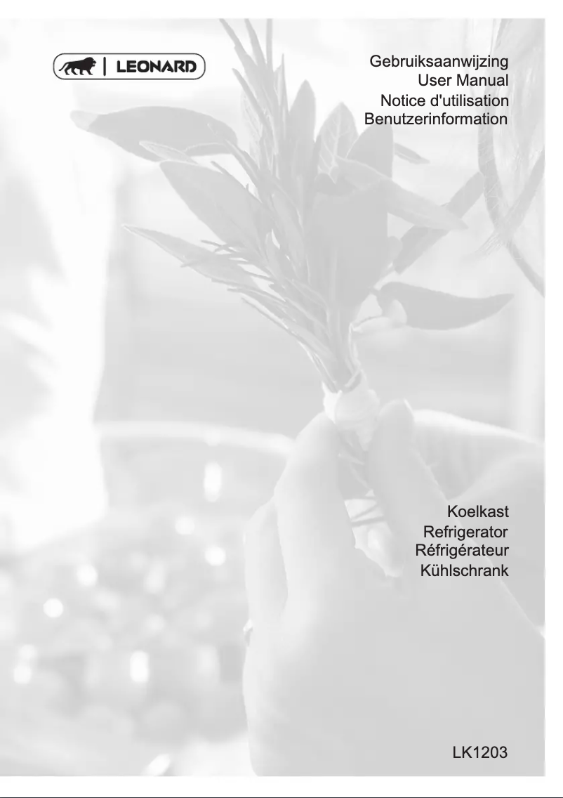 Page 1 de la notice Manuel utilisateur Leonard LK1203
