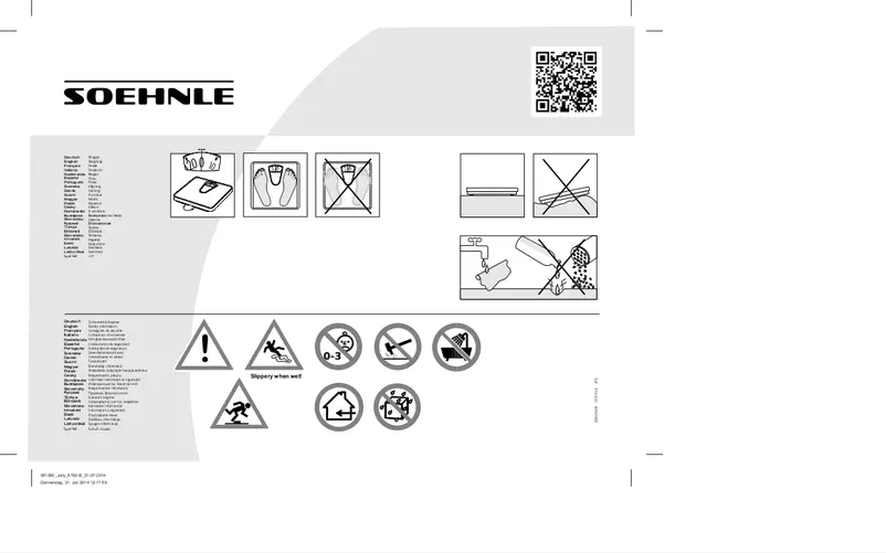 Page 1 de la notice Manuel utilisateur Soehnle Jolly