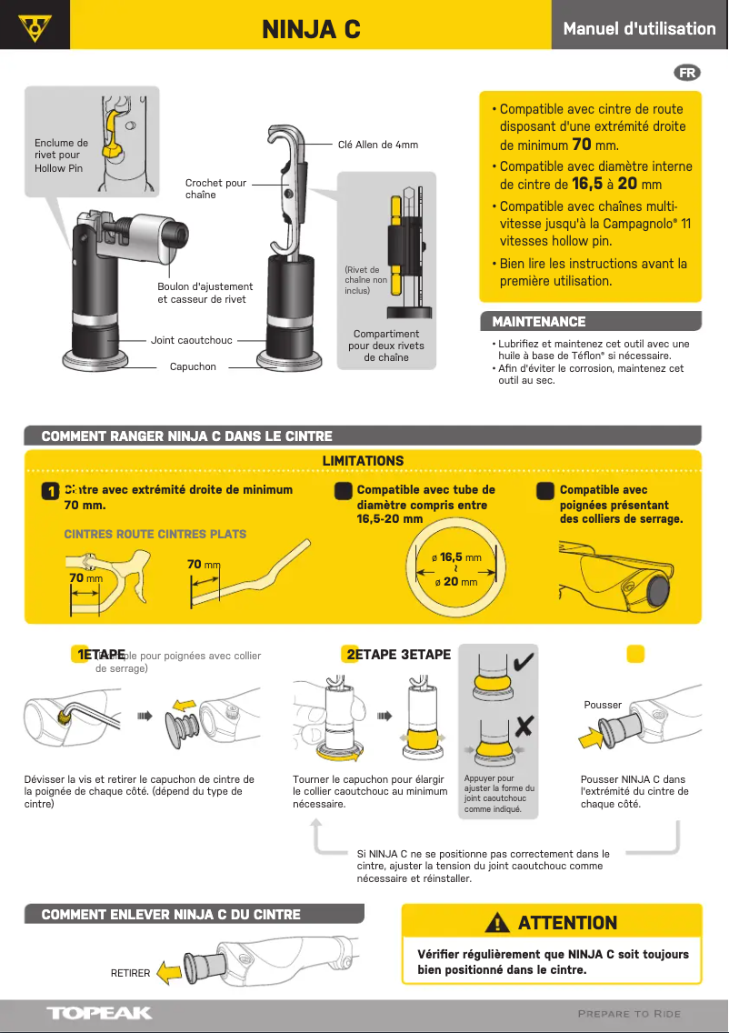 Image de la première page du manuel de l'appareil Ninja C