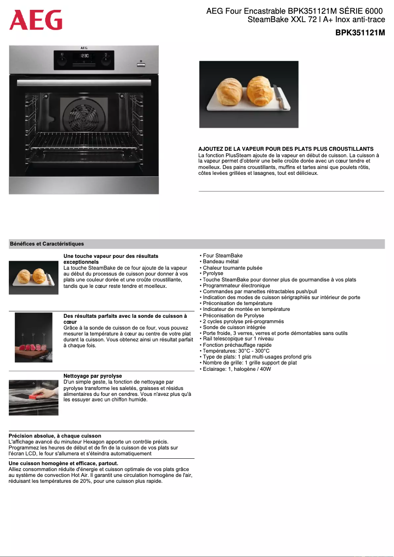 Imagen de la primera página del manual del dispositivo BPK351121M