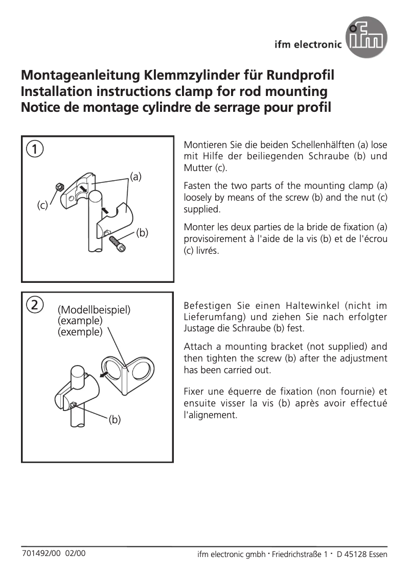 Page n°1 - Manuel utilisateur IFM E20945