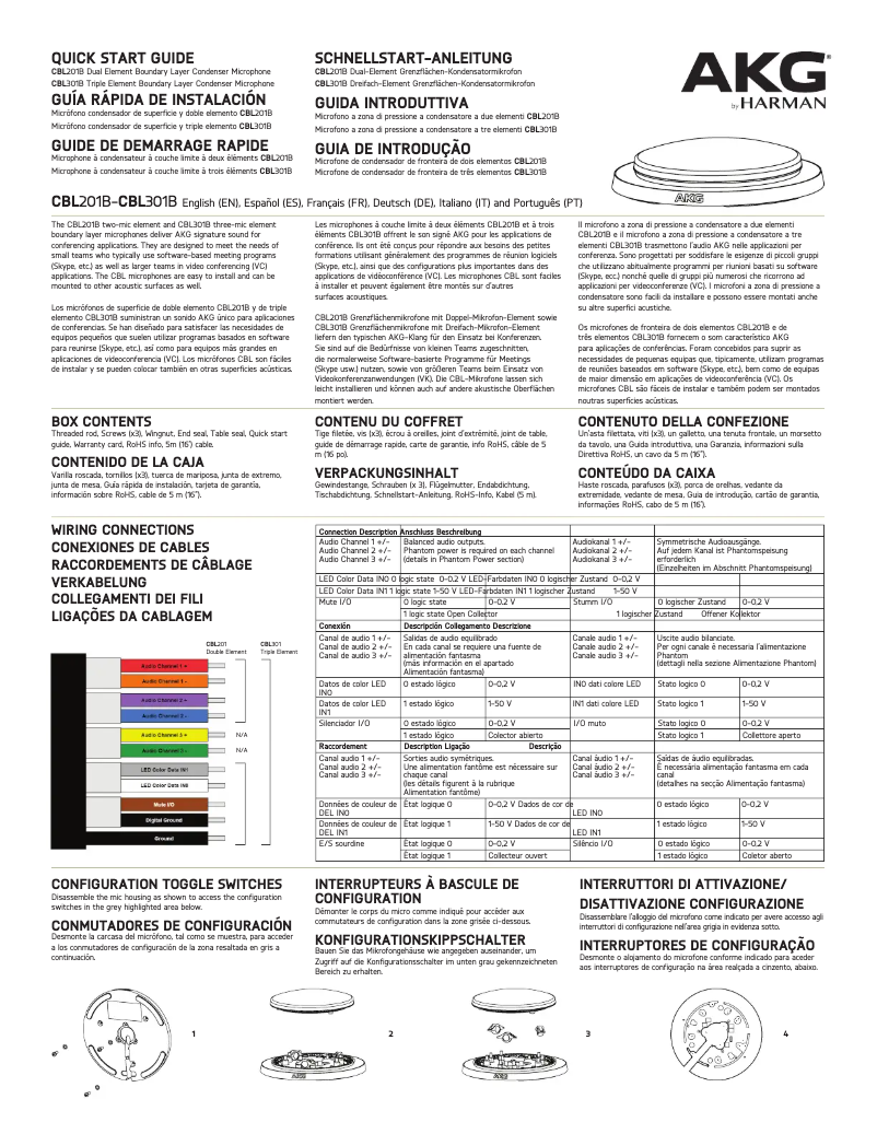 Image de la première page du manuel de l'appareil CBL201B