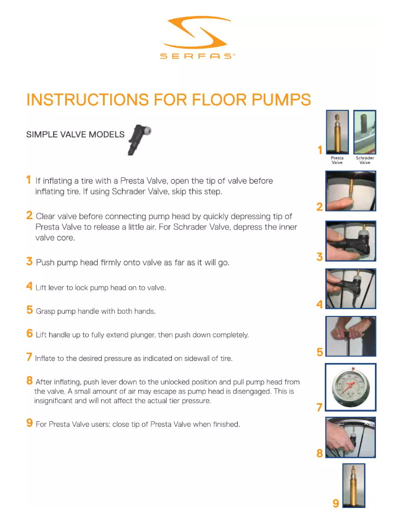 Page 1 de la notice Manuel utilisateur Serfas FMP-500O