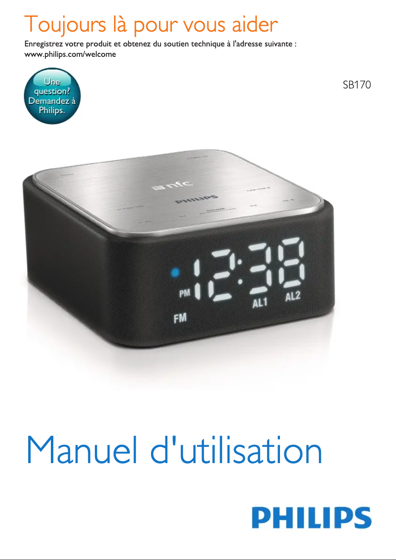 Page n°1 - Manuel utilisateur Philips SB170