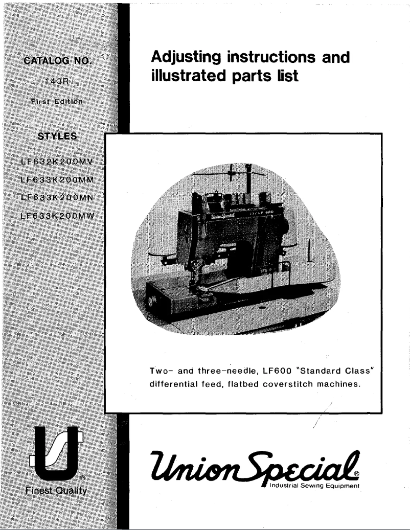 Image de la première page du manuel de l'appareil LF632K200MV