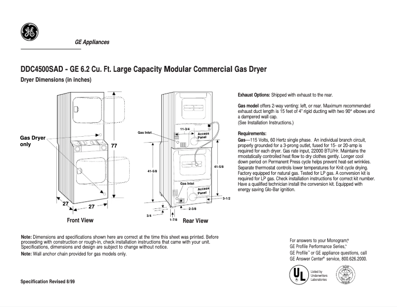 Image de la première page du manuel de l'appareil DDC4500SAD