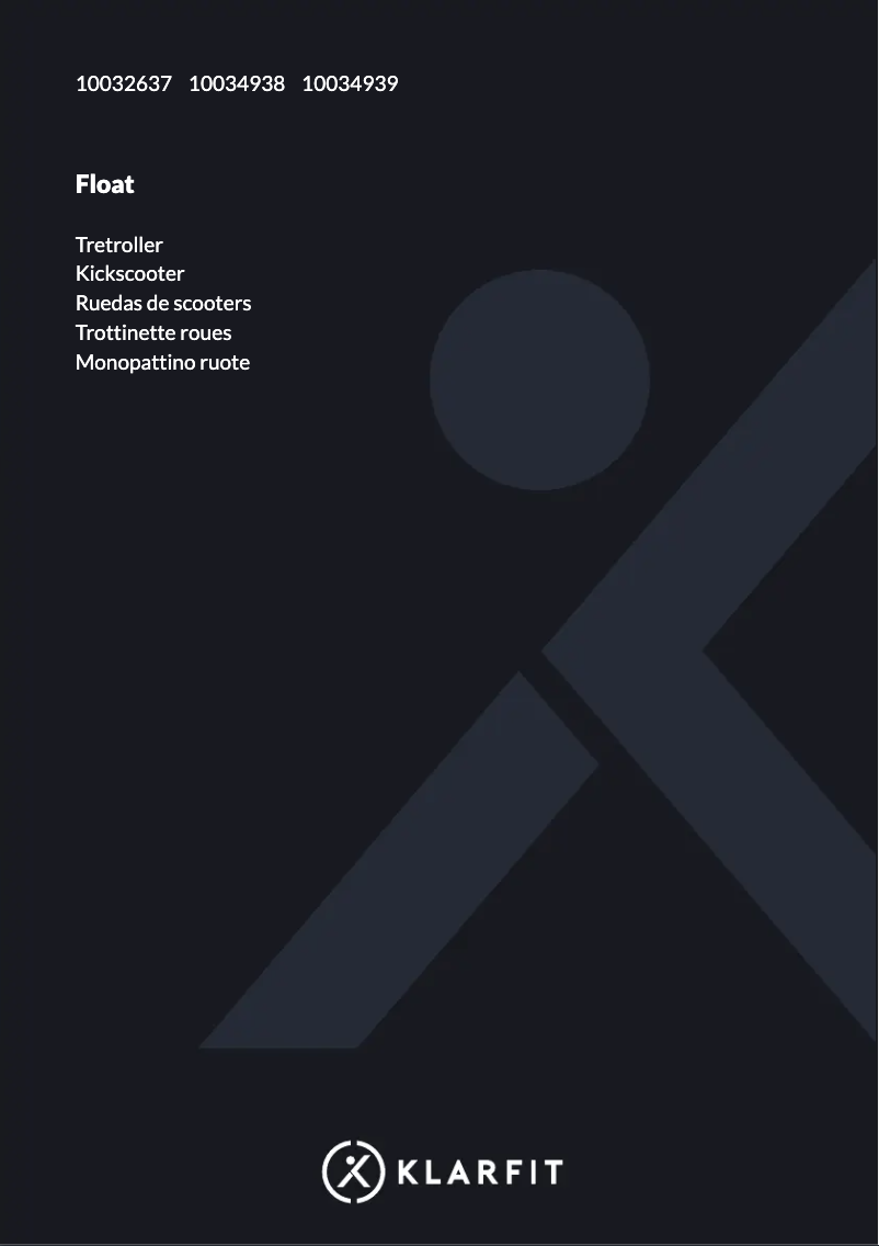 Page 1 de la notice Manuel utilisateur Klarfit Float