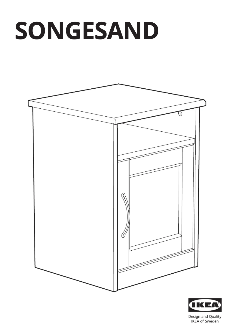 Imagen de la primera página del manual del dispositivo SONGESAND 703.674.44