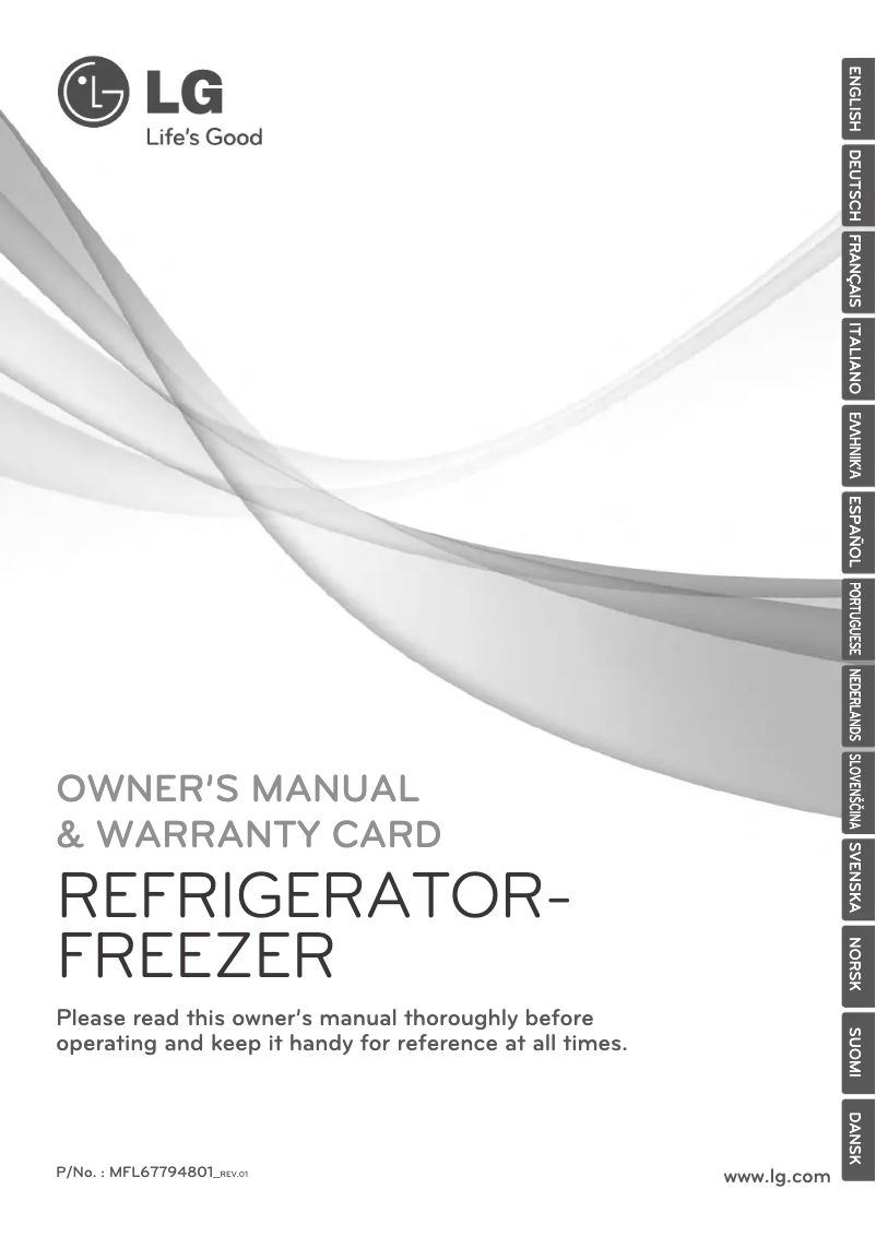 Página 1 del manual Manual de usuario LG GBB539SWHWB