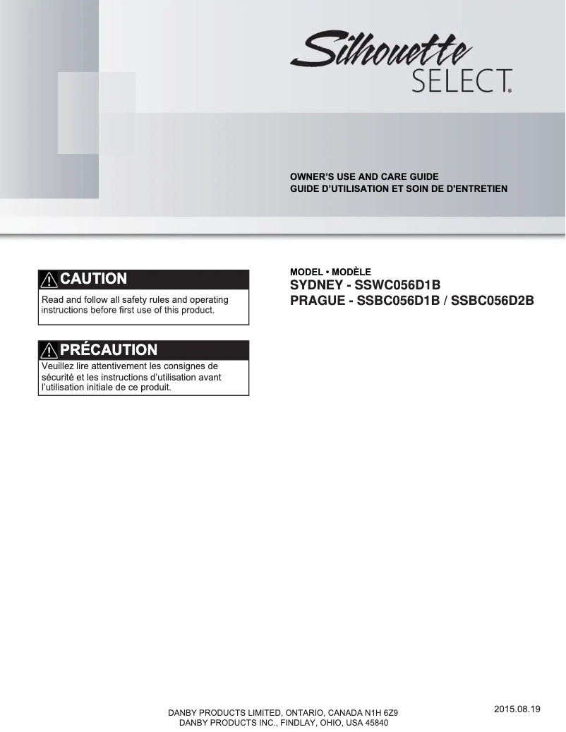 Página 1 del manual Manual de usuario Danby SSWC056D1B