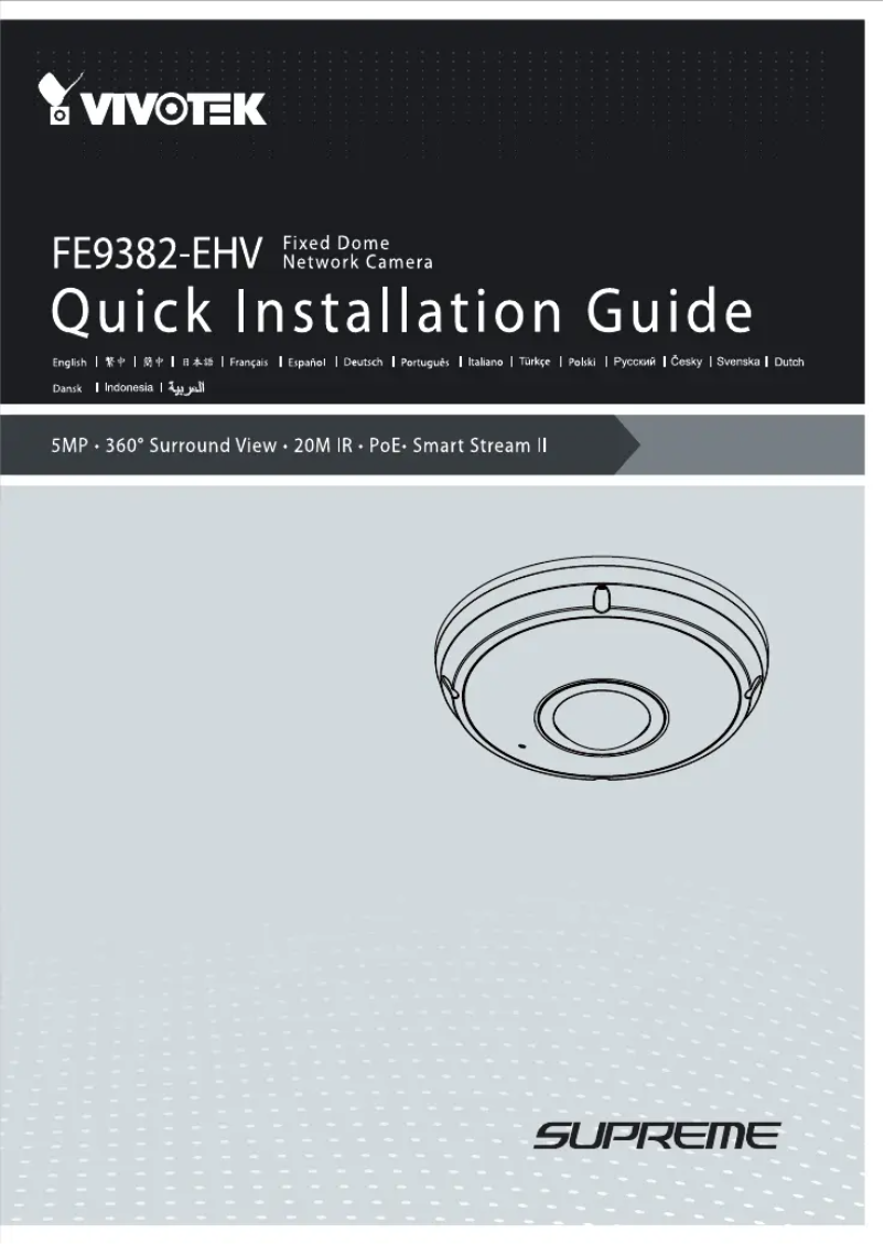 Image de la première page du manuel de l'appareil FE9191-H-v2