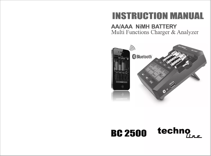 Image de la première page du manuel de l'appareil BC 2500