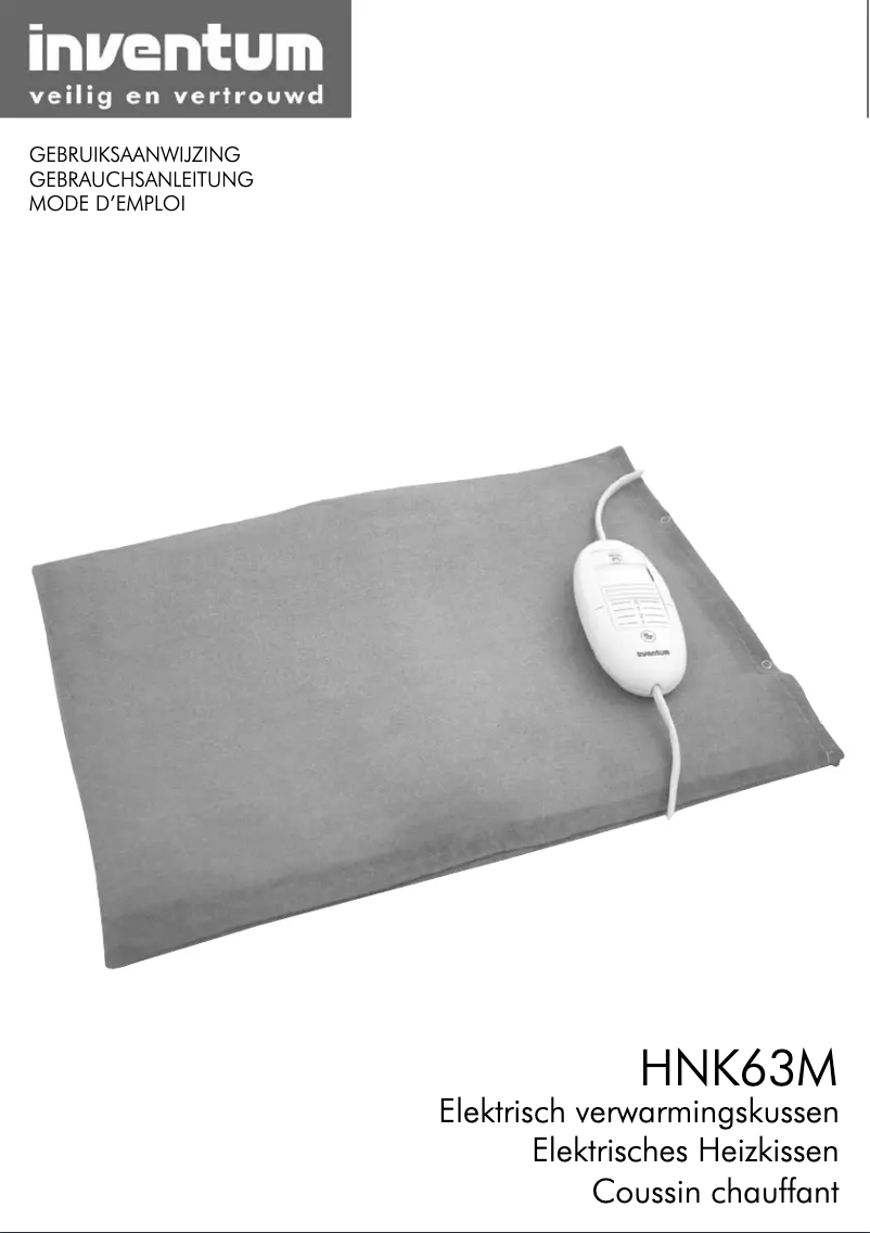 Page n°1 - Manuel utilisateur Inventum HNK63M